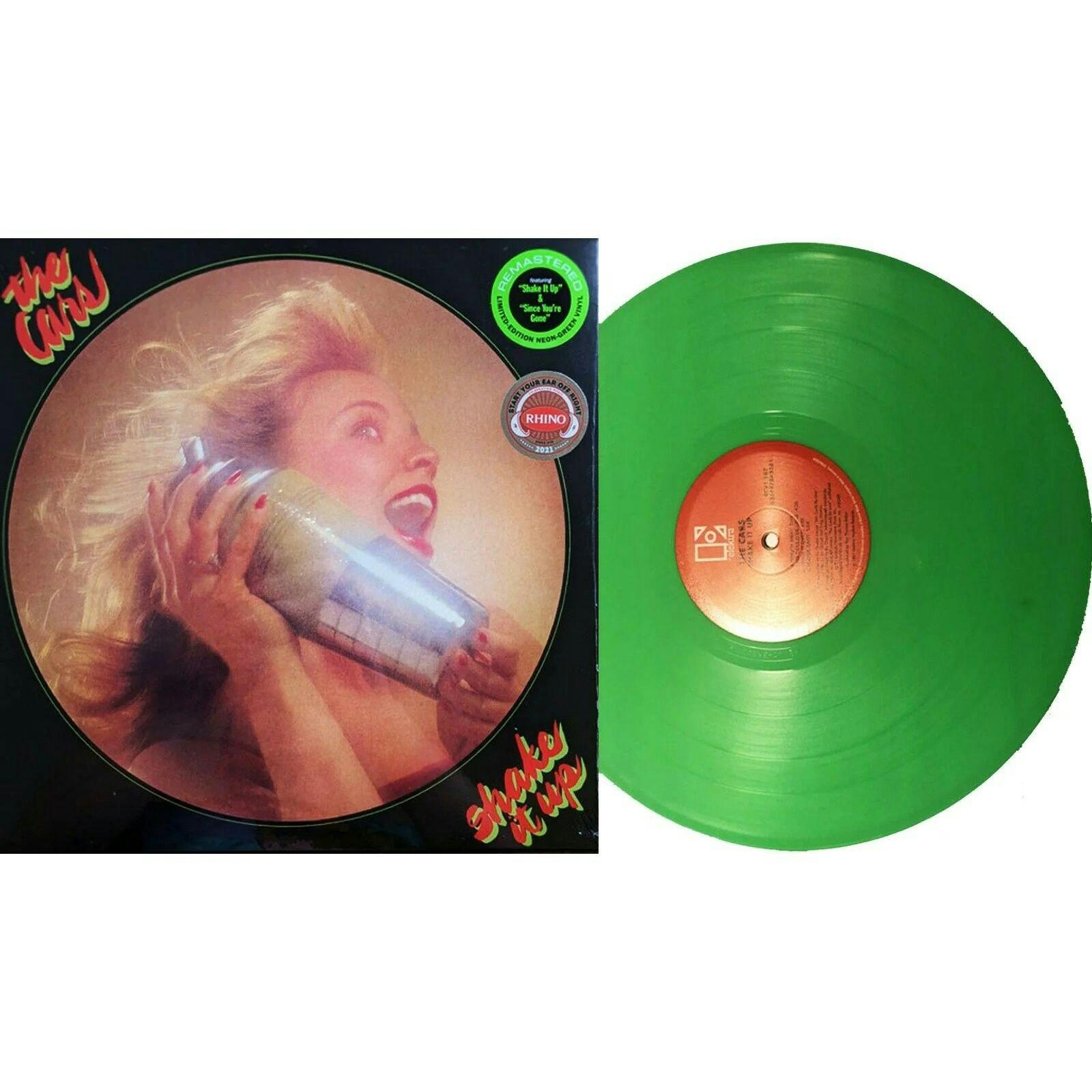 The Cars Shake It Up Remastered Limited Edition Neon Green Vinyl